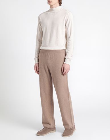 Man Pants Sand Size S Cashmere