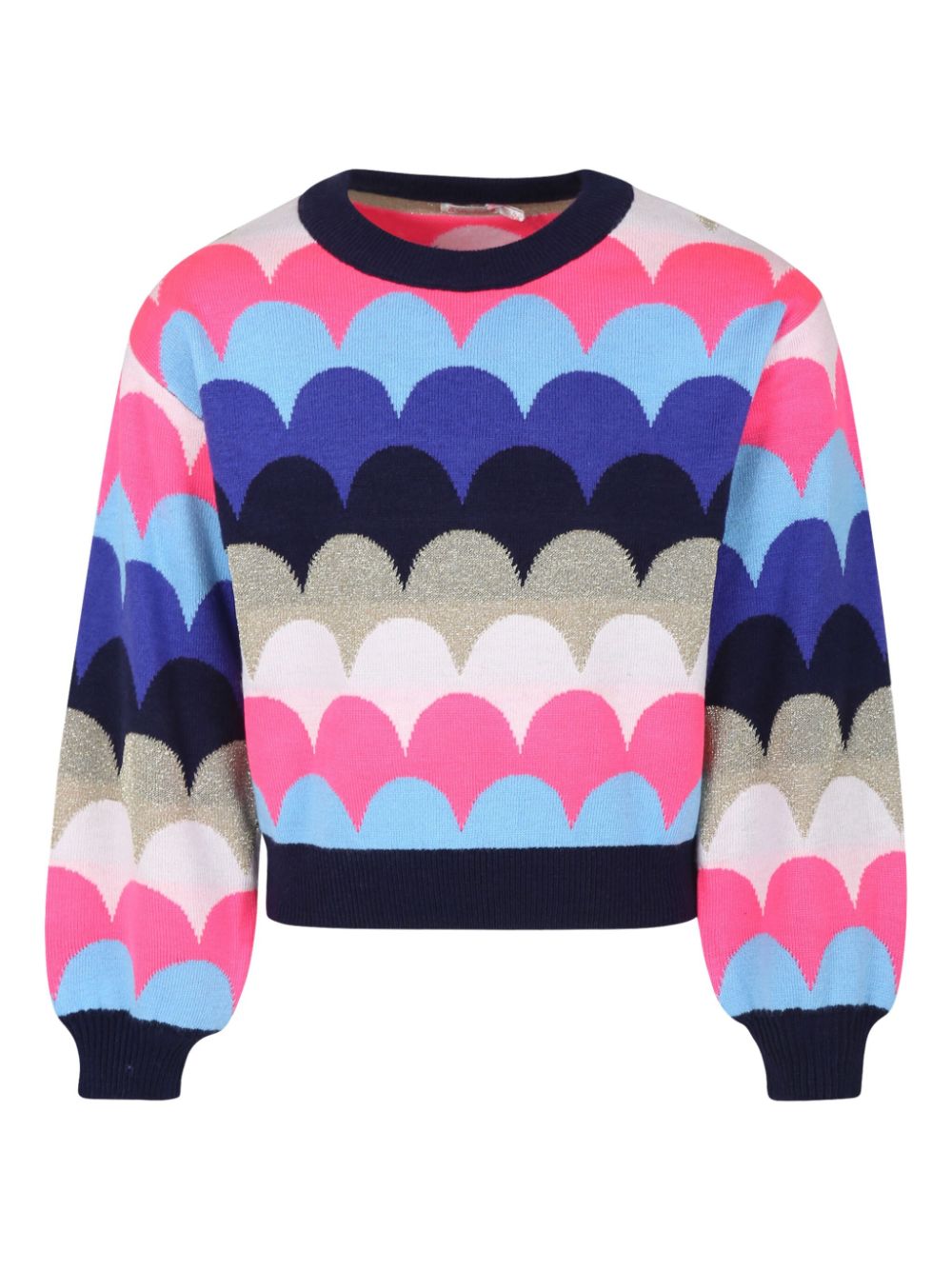 Shell-print sweater - Pink