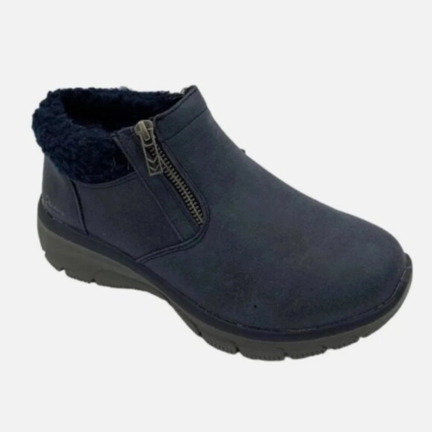 Men's Easy Going-Social Mode 167868-NVY Navy Ankle Snow Boots ZAP1285