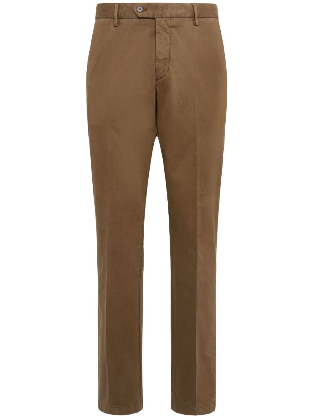 Stretch-cotton trousers - Neutrals