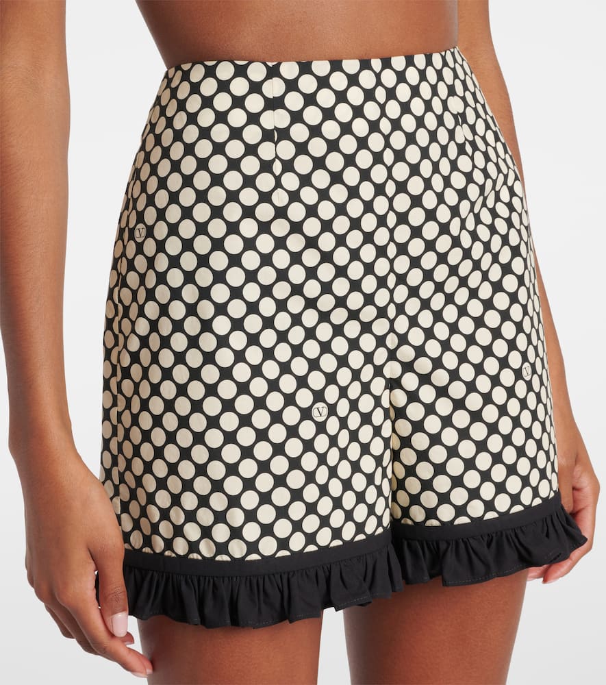 Plus De Pois cotton poplin shorts
