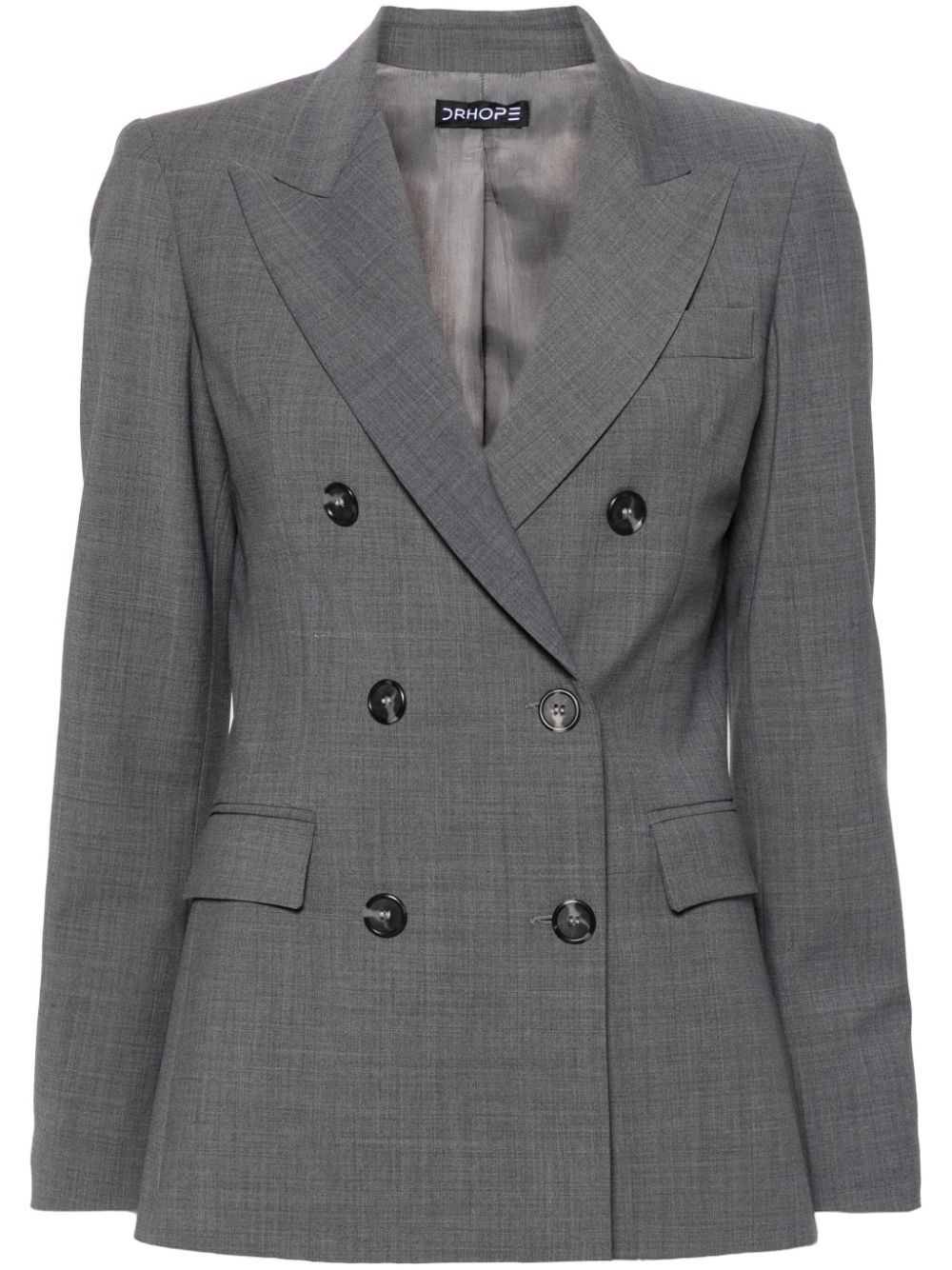 Double-breasted blazer - Grey