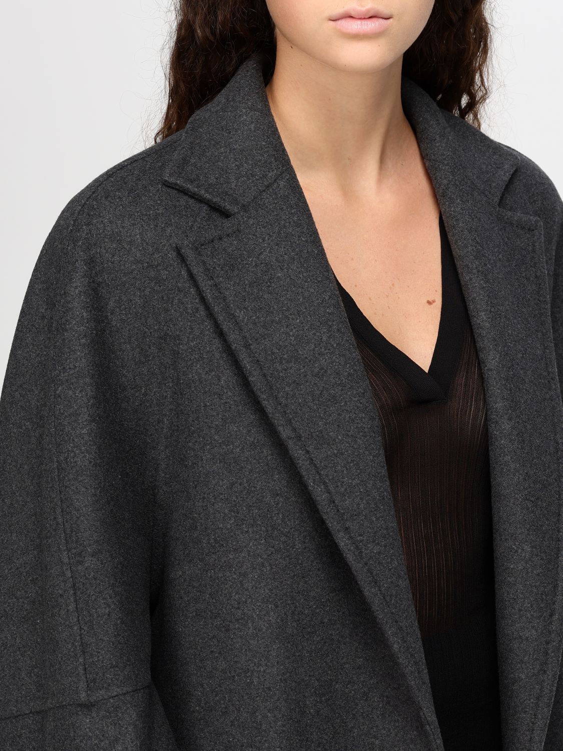Coat Woman color Grey