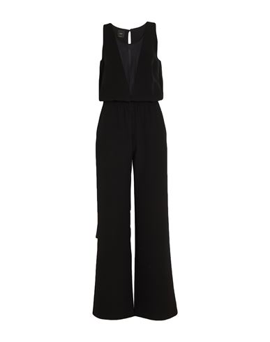 Woman Jumpsuit Black Size 2 Polyester, Elastane