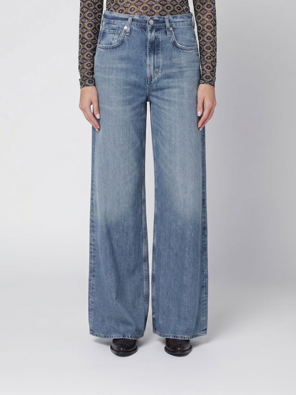 Jeans Woman color Denim