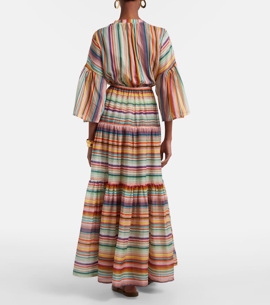 Zig Zag maxi dress