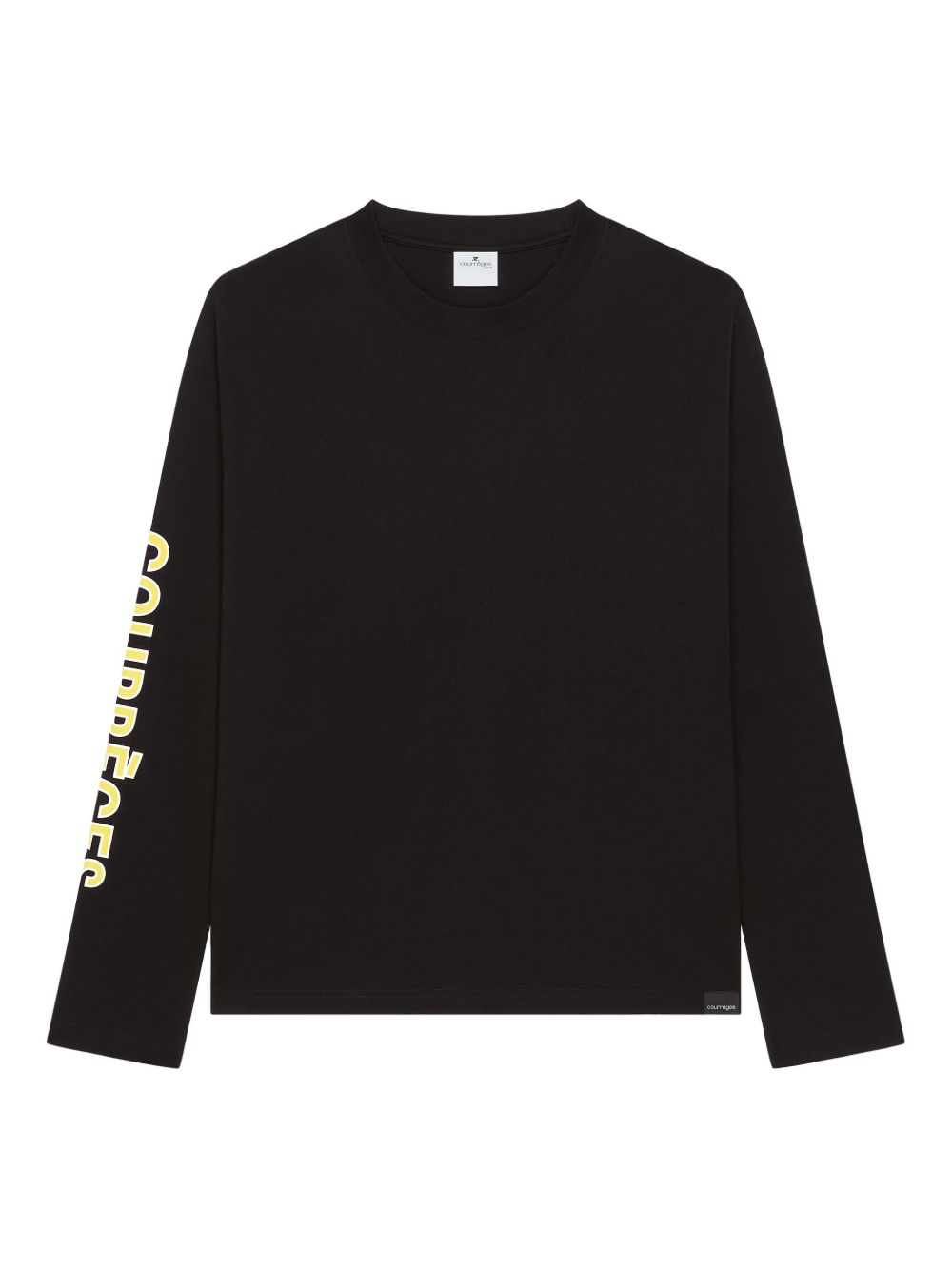 Long-sleeve logo-print T-shirt - Black