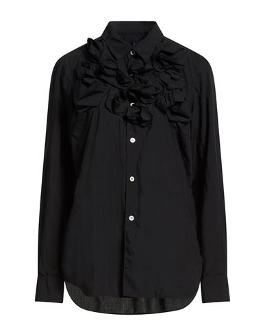 Comme Des Garçons Woman Shirt Black Size L Polyester