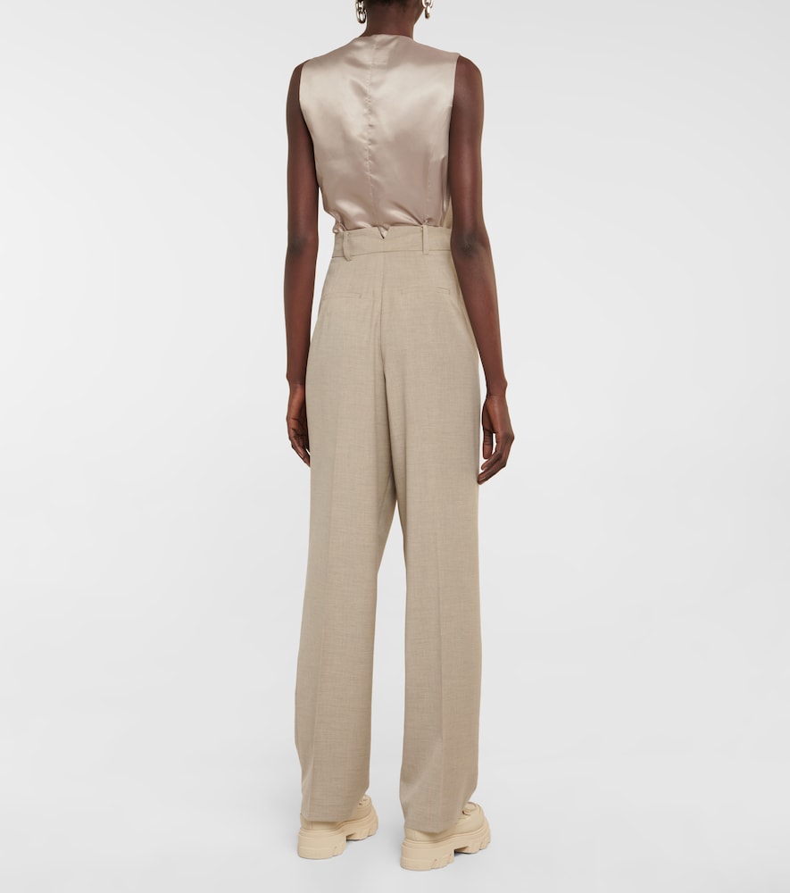 Gelso high-rise wide-leg pants