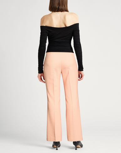 Woman Pants Apricot Size 10 Polyester, Wool, Elastane