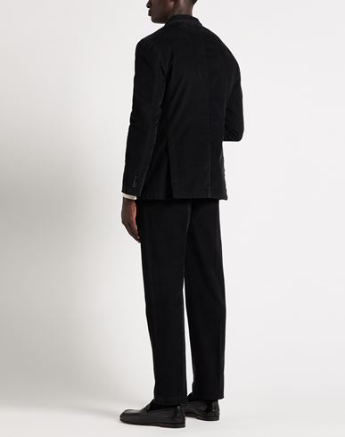 Man Suit Black Size 40 Cotton, Modal, Elastane