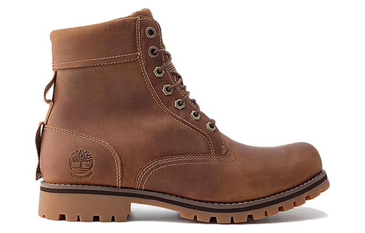 Rugged 6 Inch Waterproof Boots 'Rust Full Grain'