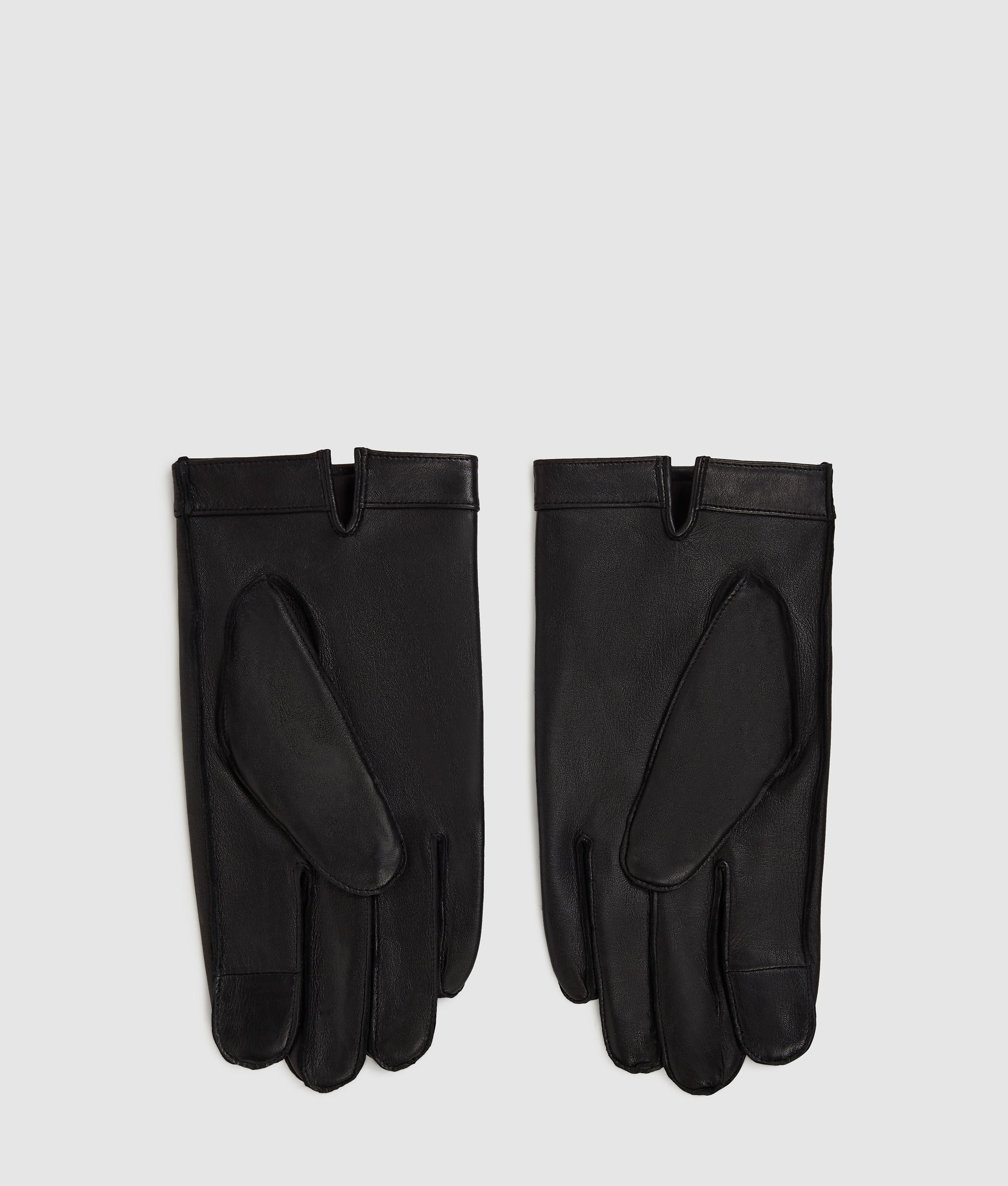 Karl Lagerfeld - Gants En Cuir K/monogram, Homme, Noir