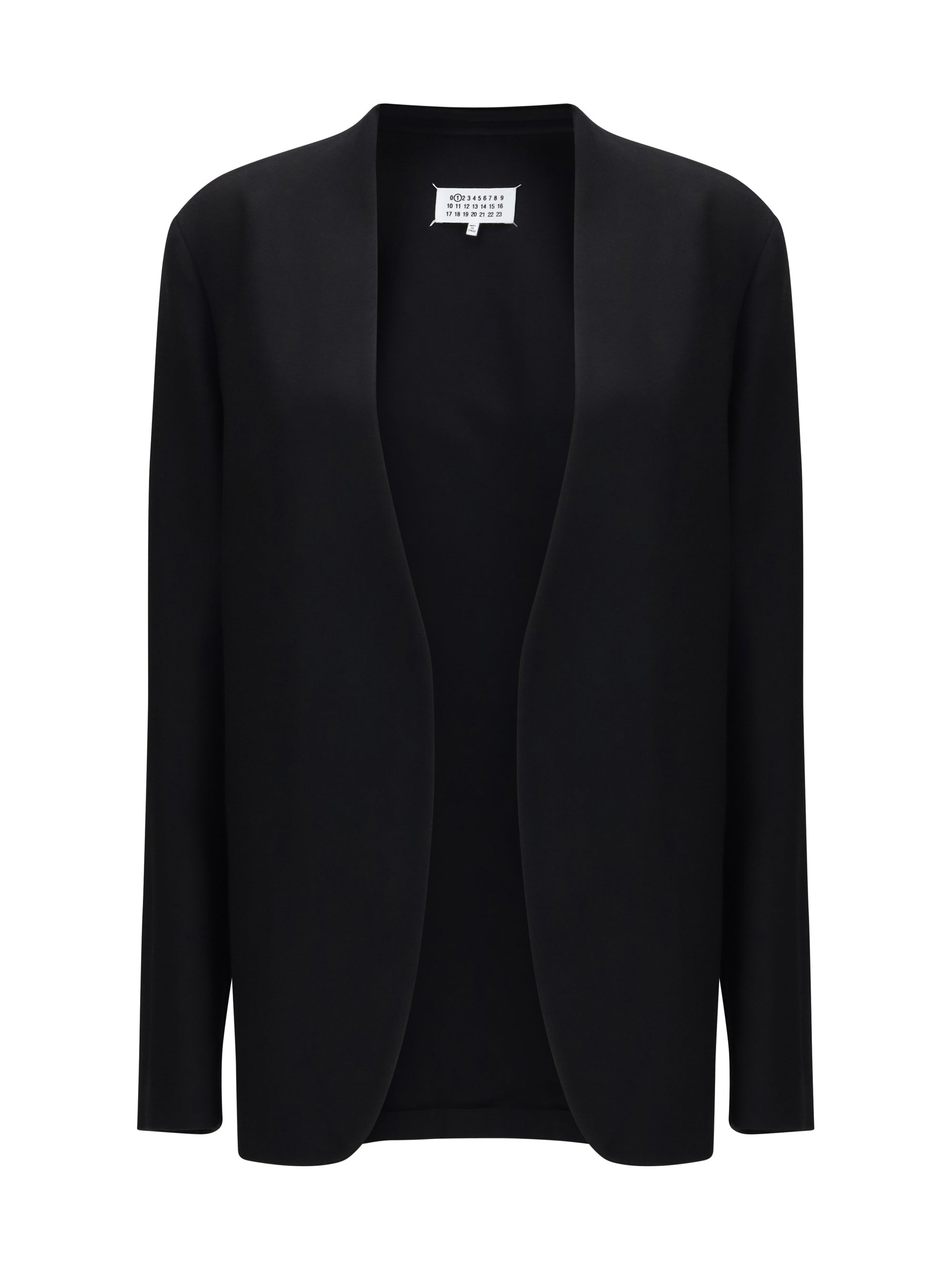 Virgin Wool Jacket — Black