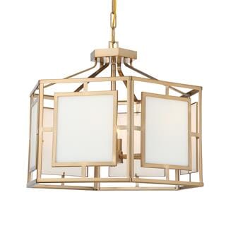 Libby Langdon for Crystorama Hillcrest 18" Chandelier in Vibrant Gold