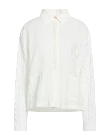 Woman Shirt Cream Size S Linen