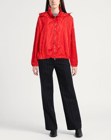 Woman Jacket Tomato red Size 2 Polyamide