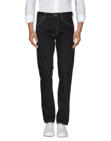 Man Jeans Black Size 4 Cotton, Acrylic, Wool