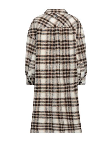 Marant Étoile Woman Coat Beige Size 2 Merino Wool, Recycled polyester, Recycled fibers
