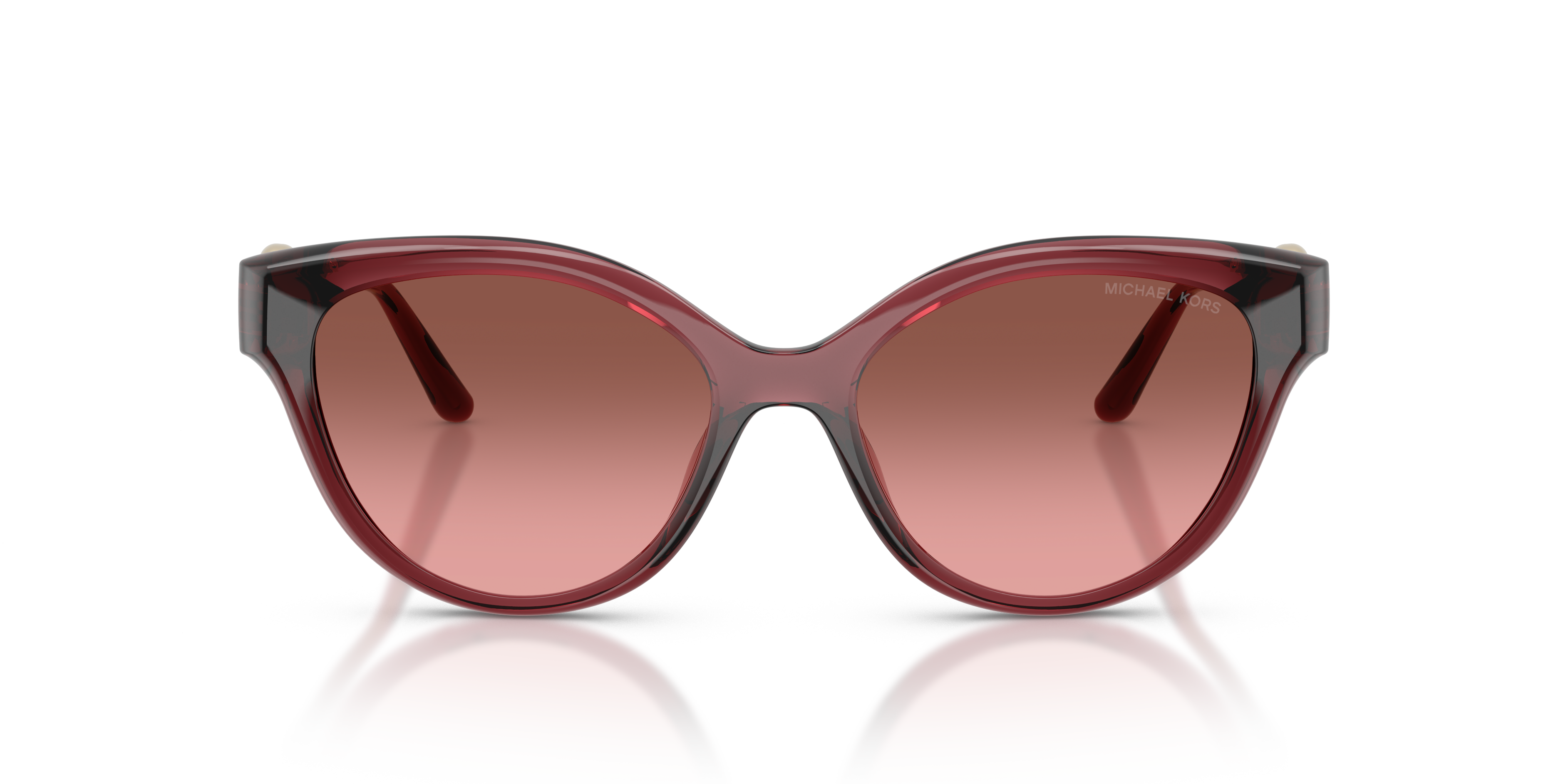 Michael Kors Vrouw Michael Kors MK2271U NAGOYA 317511 Zonnebrillen Geïnjecteerd Bruin Bruin Kattenoog Normaal Genuanceerd