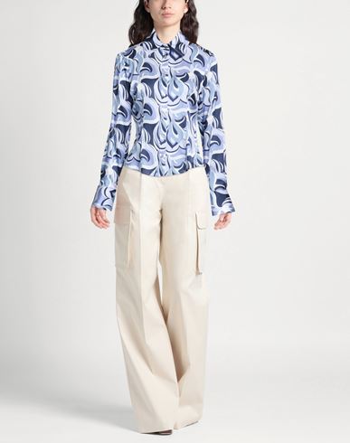 Woman Shirt Light blue Size 6 Viscose, Silk, Elastane