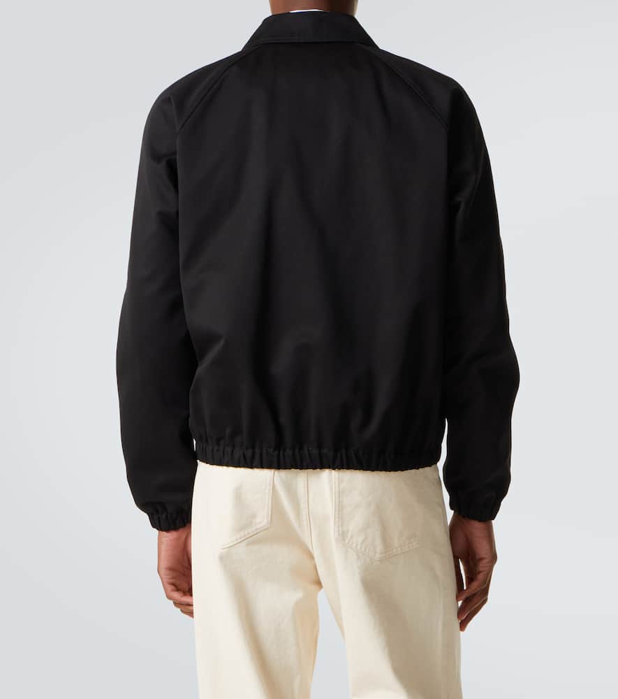 VGold cotton blouson jacket