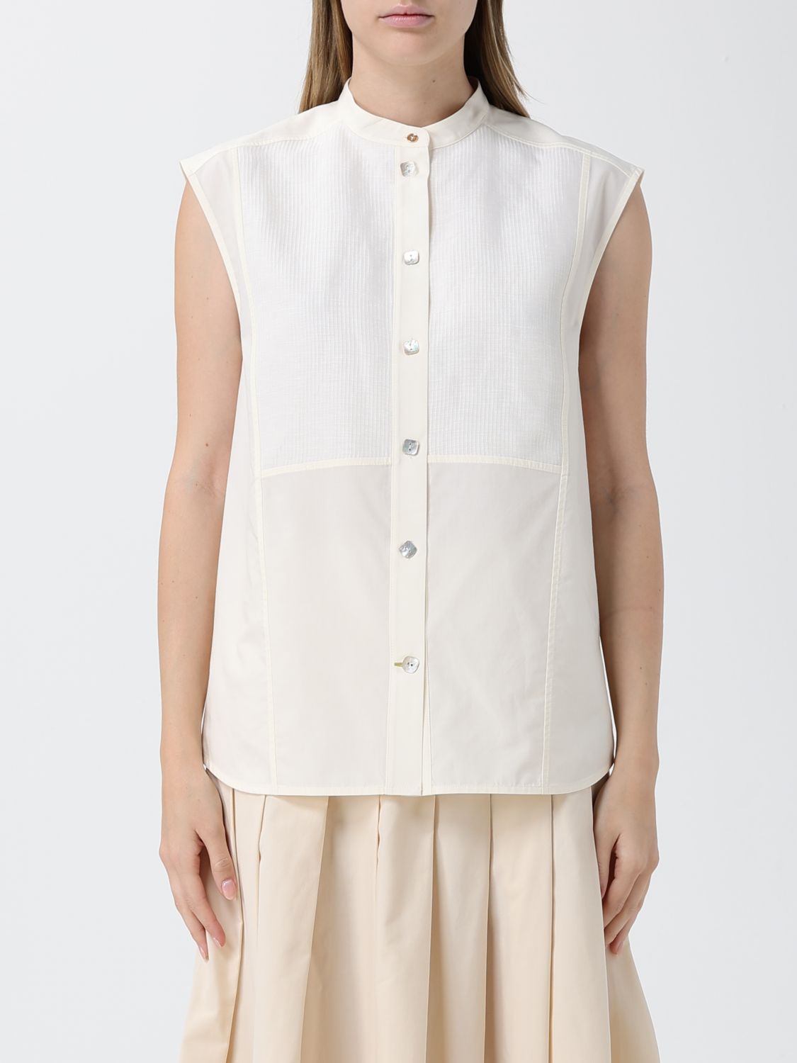 Shirt Woman color Cream