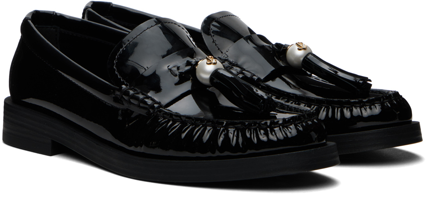Jimmy Choo Black Addie Loafers