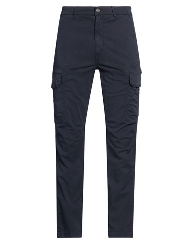 Man Pants Midnight blue Size 40 Cotton, Lyocell, Elastane