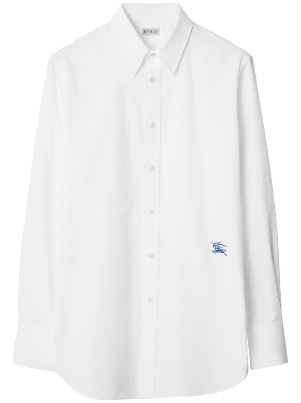 Equestrian Knight cotton shirt - White