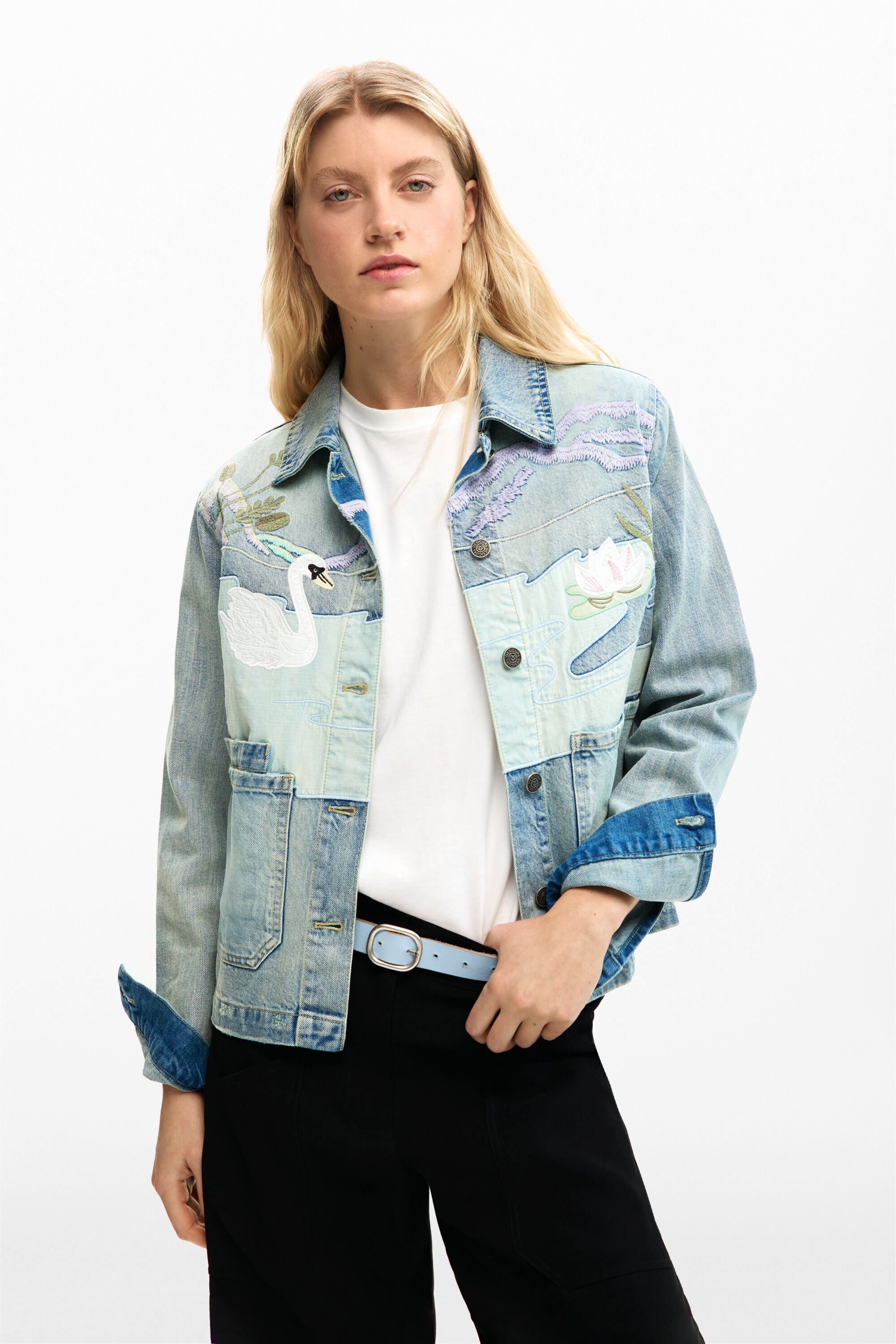 Denim Patch Jacket