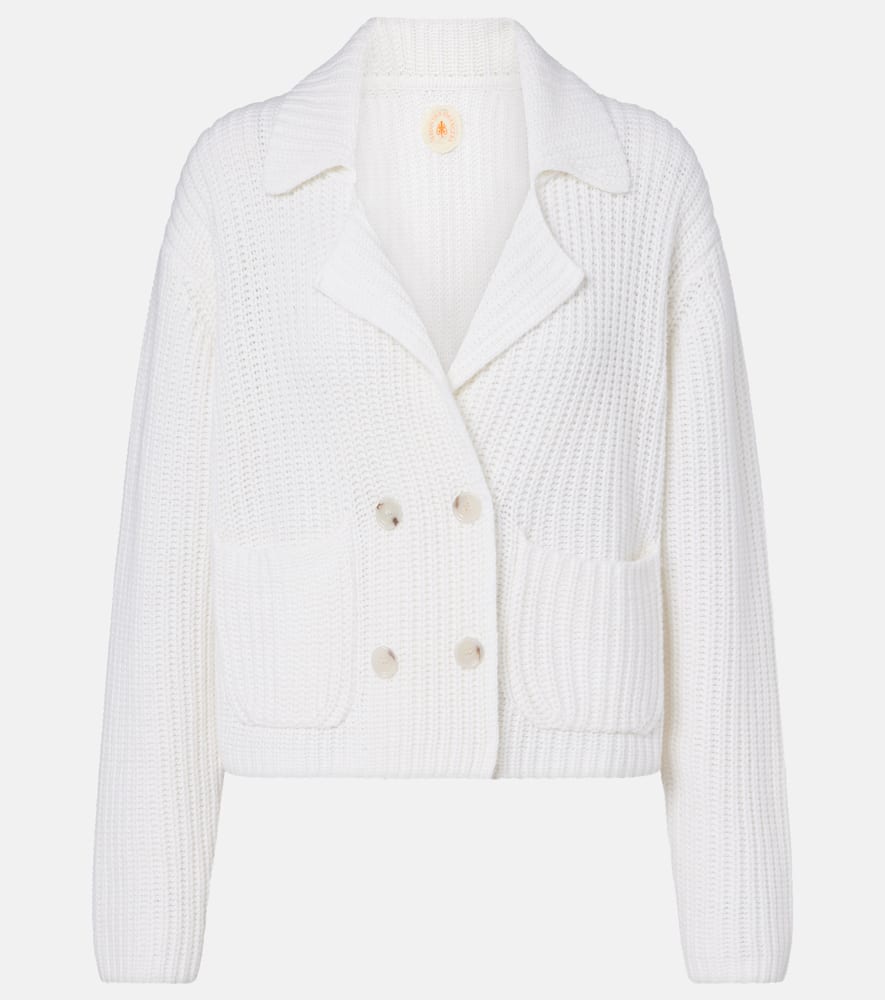 Cotton and cashmere cardigan