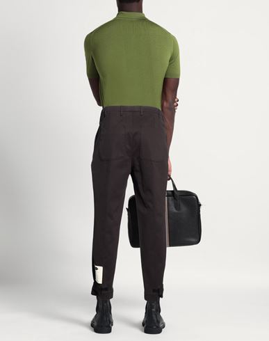 Man Pants Black Size 30 Cotton, Elastane