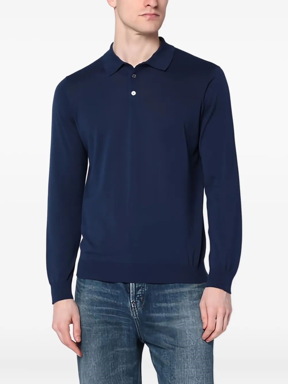 Long Sleeve Logo Polo
