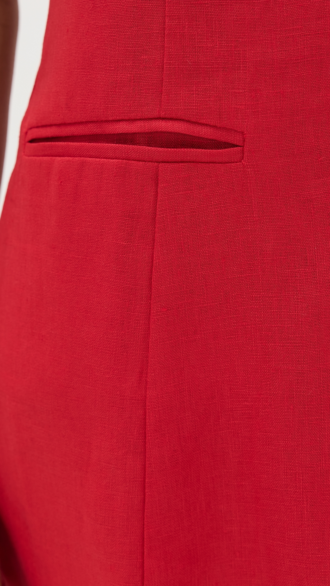 Citron Linen Dress Cherry
