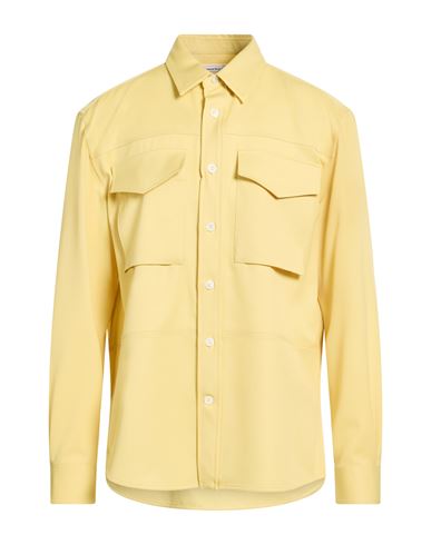 Man Shirt Yellow Size 15 ½ Wool