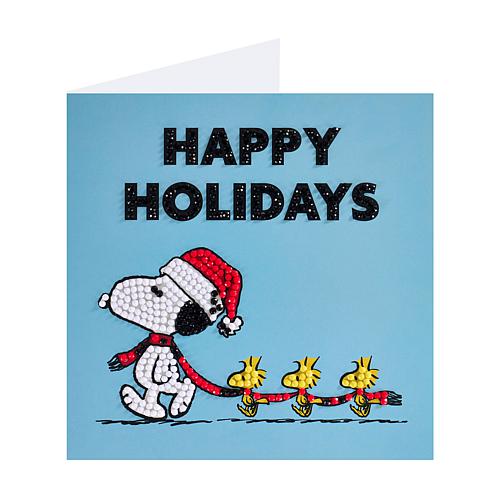 Diamond Art Club Peanuts Snoopy Christmas 3-Card Christmas Kit #2