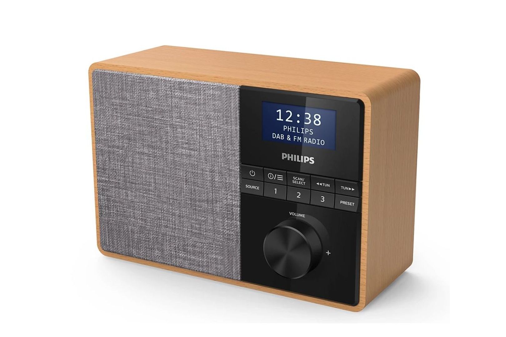 Philips TAR5505-10 Audio Portable Bluetooth FM/DAB+ Digital Radio in Black