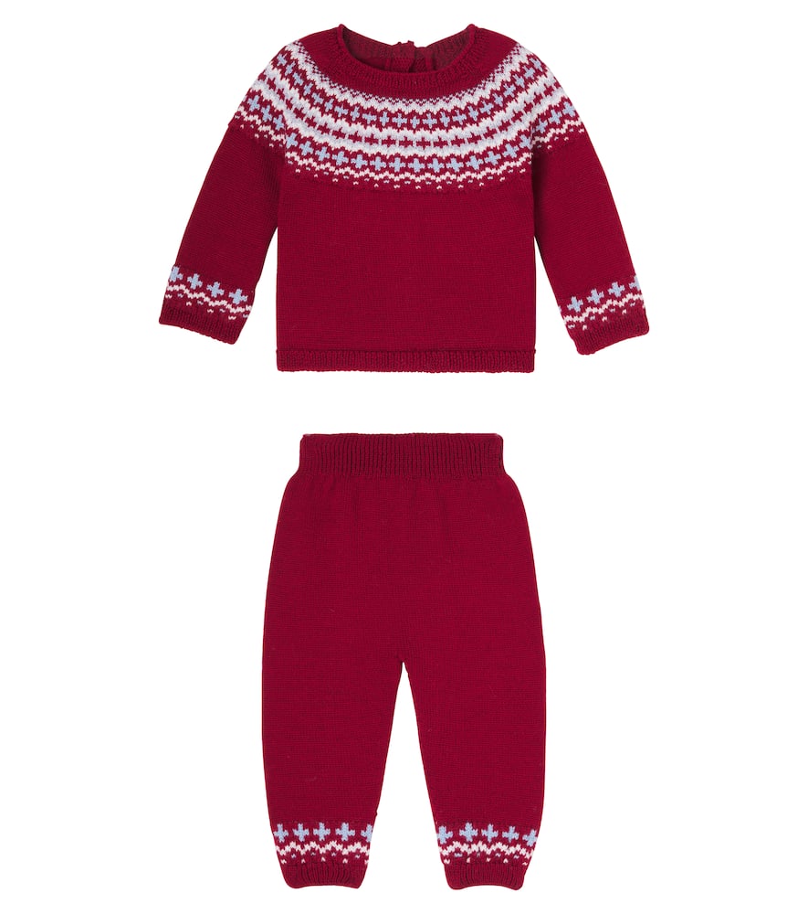 Baby Lyle wool sweater and pants set