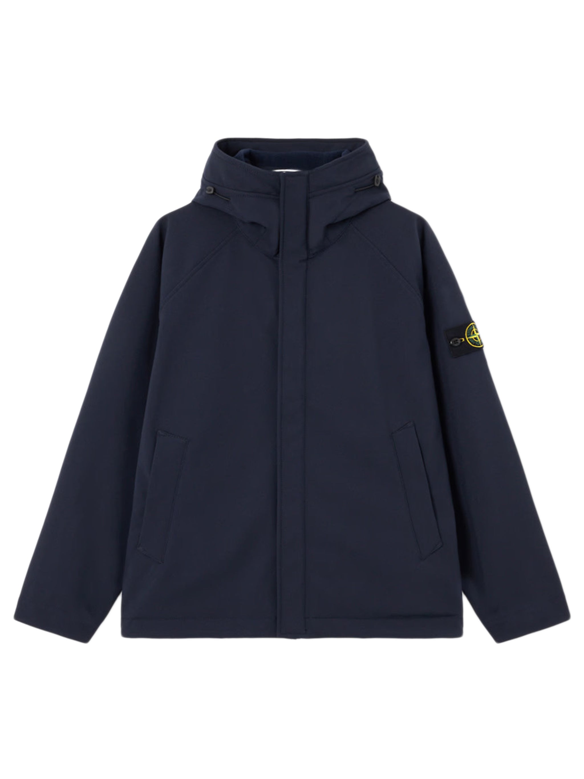 Men's Hooded Jacket with Drawstring and Pockets - Size M