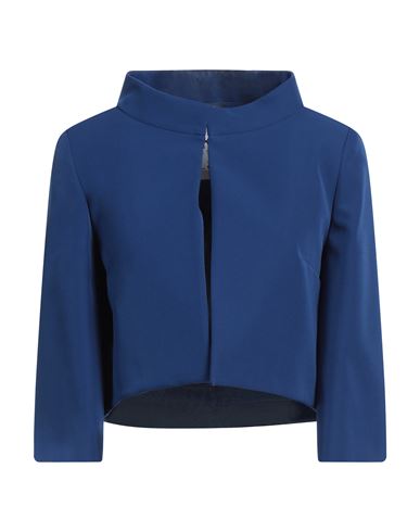 Woman Jacket Blue Size 8 Polyester, Elastane