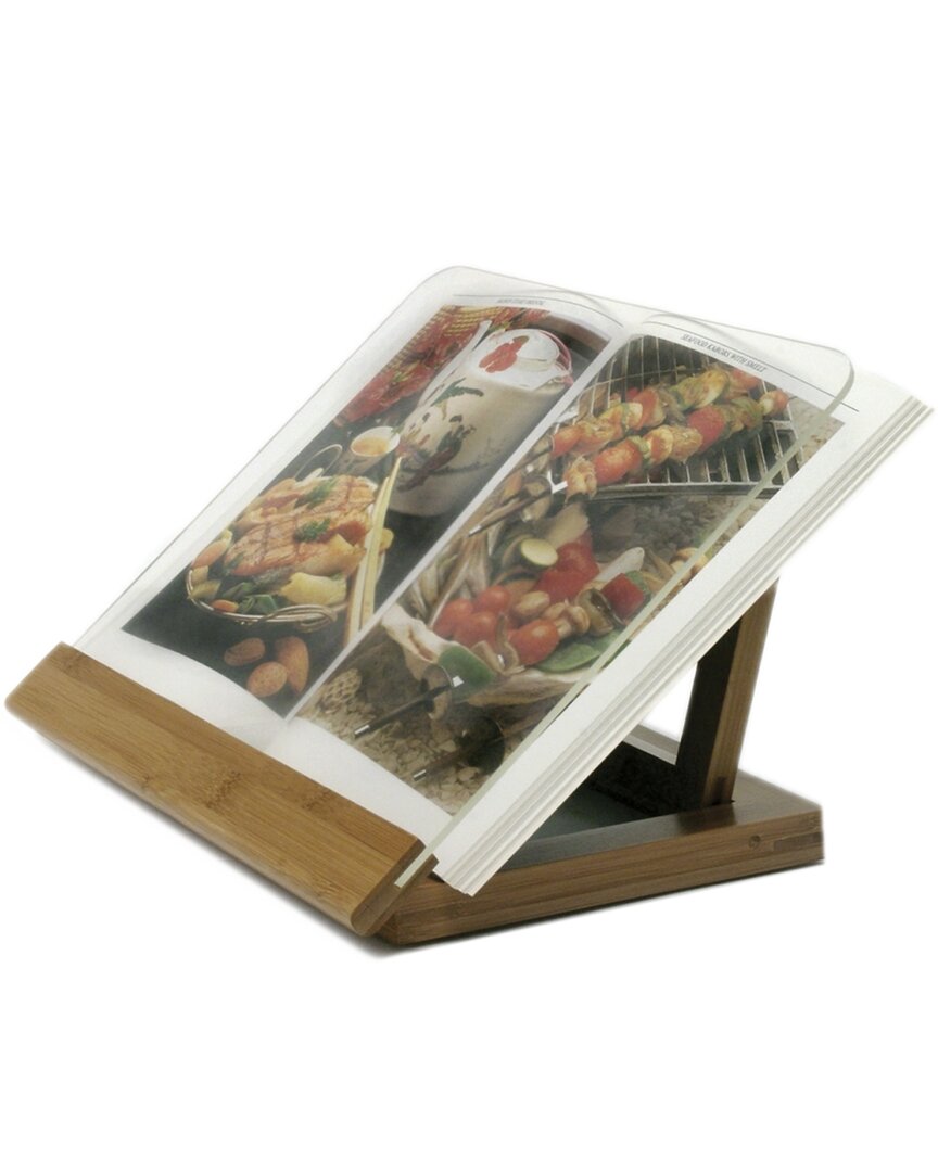International Bamboo & Acrylic Recipe Book Holder