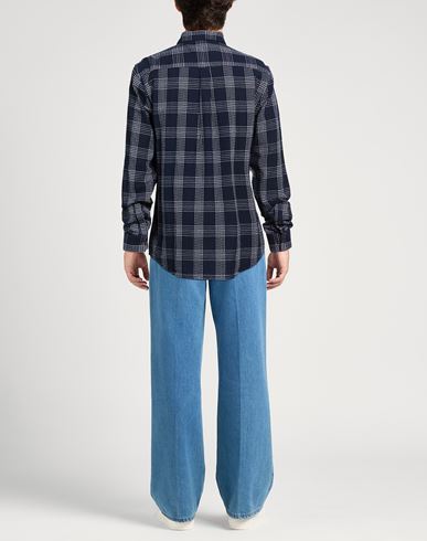 Man Shirt Midnight blue Size M Cotton