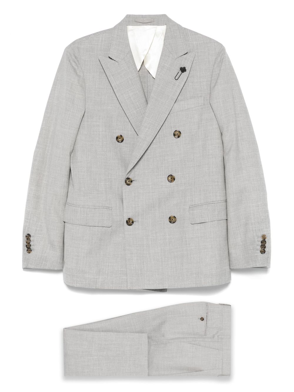 Suit LARDINI Men color Brown