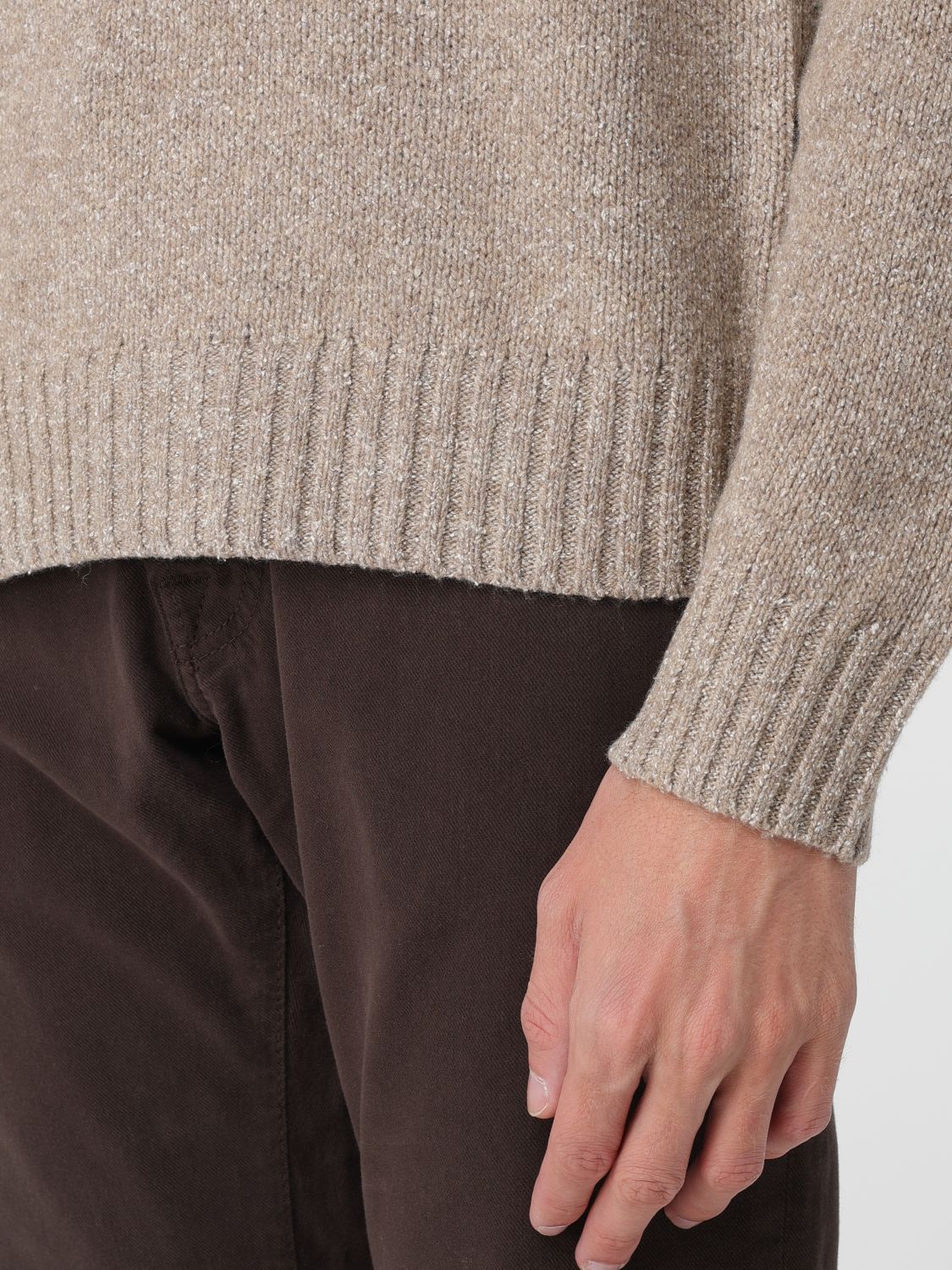 Sweater Men color Beige