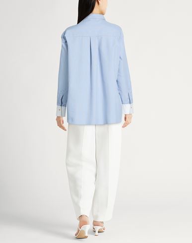 Forte_forte Woman Shirt Light blue Size 1 Cotton, Polyester