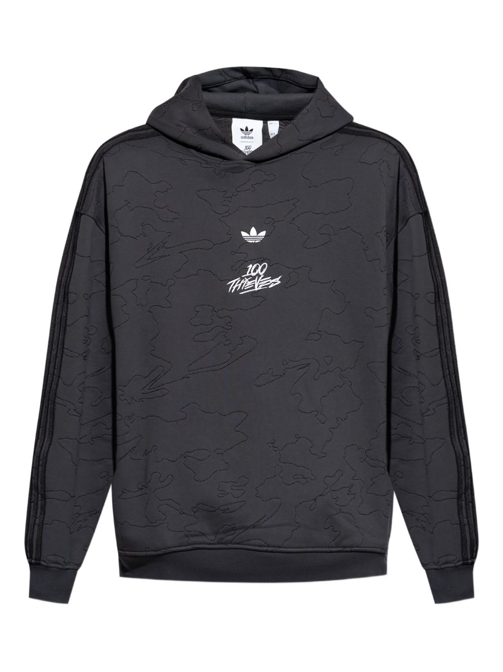 Logo-print hoodie - Grey