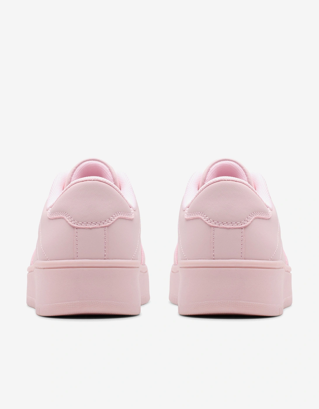 Girl's Clarks Girls Barley Step Trainers in Pink Wide Fit