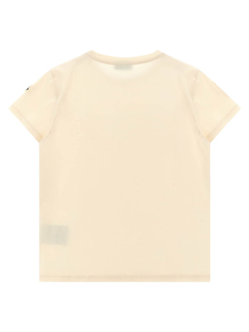 Girls Beige Logo T-shirt
