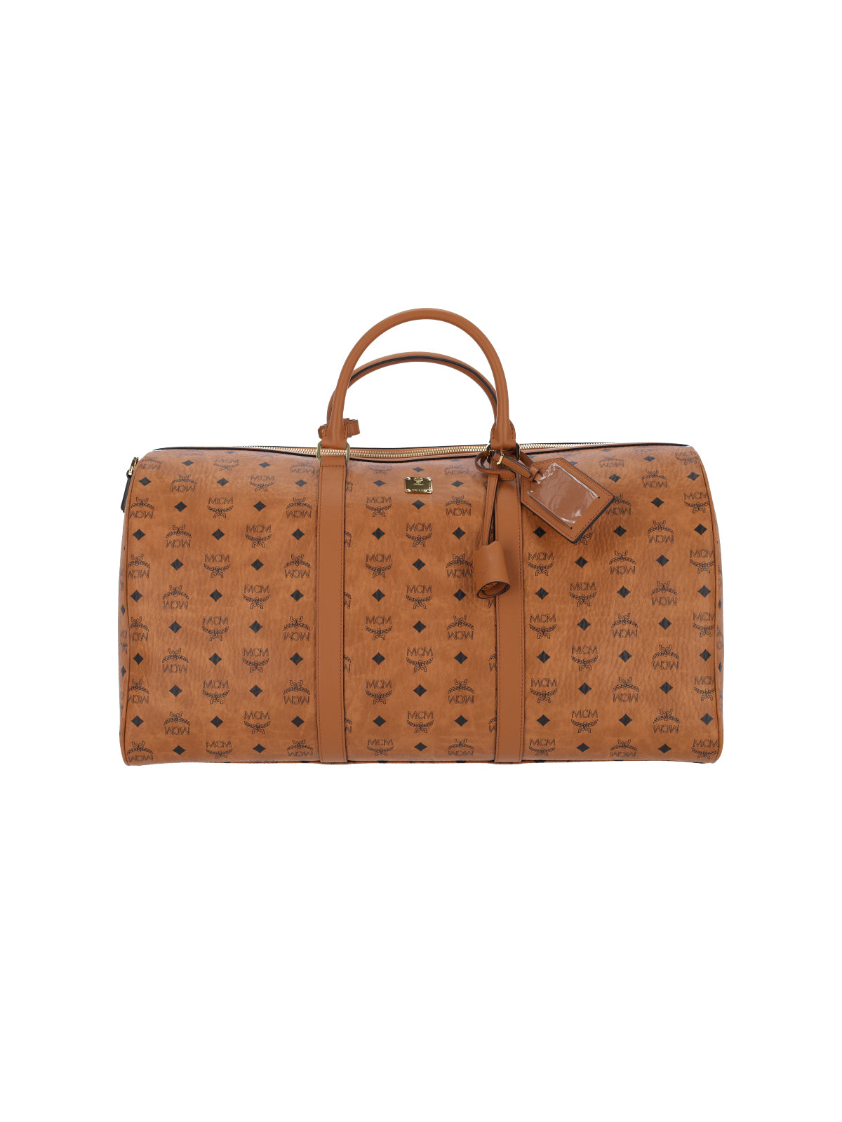 Leather-Trimmed Compact Suitcase for Men
